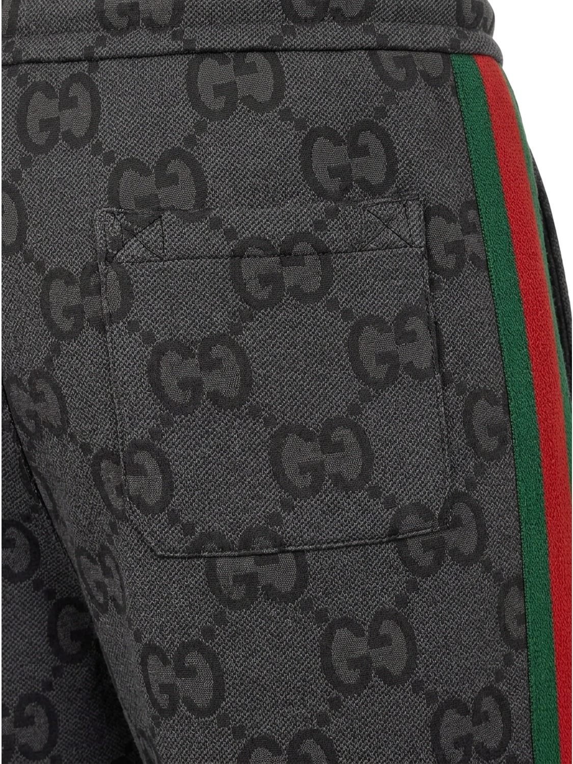 Gucci Jumbo GG Jogginghose mit Web Herren Grau
