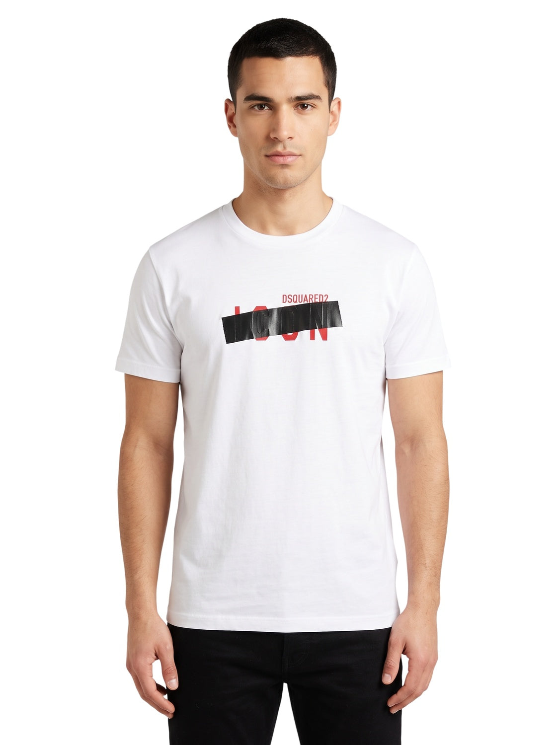 Dsquared2 Cool Fit Tape Shirt Herren Weiß