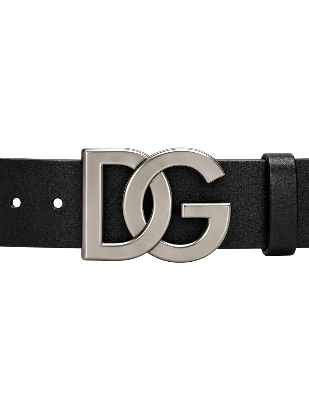 Dolce & Gabbana DG Logo Ledergürtel Herren Schwarz