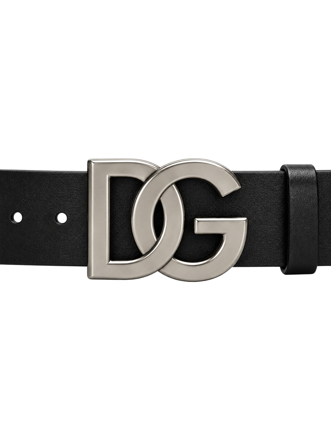 Dolce & Gabbana DG Logo Ledergürtel Herren Schwarz
