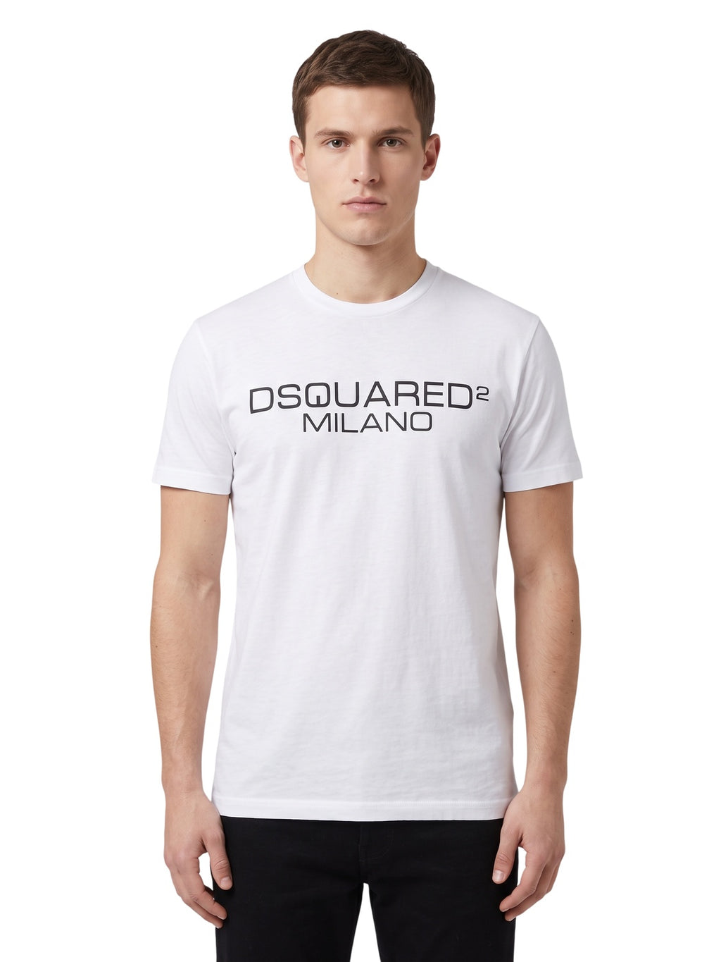 Dsquared2 Milano Print T-Shirt Herren Weiß