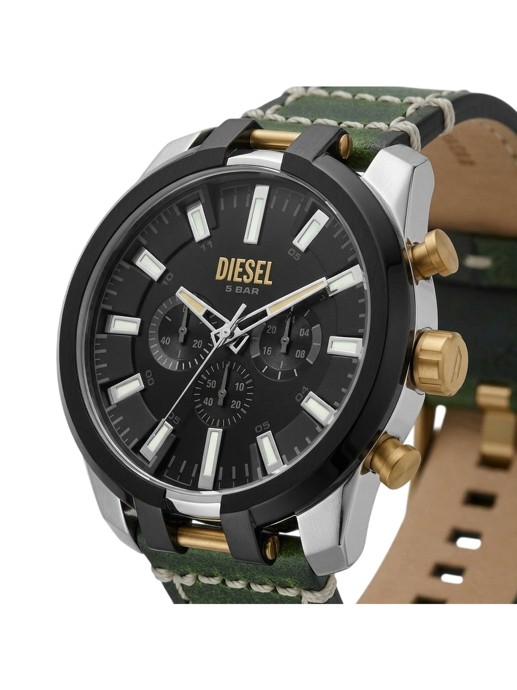 Diesel Split DZ4588 Chronograph Herrenuhr Grün