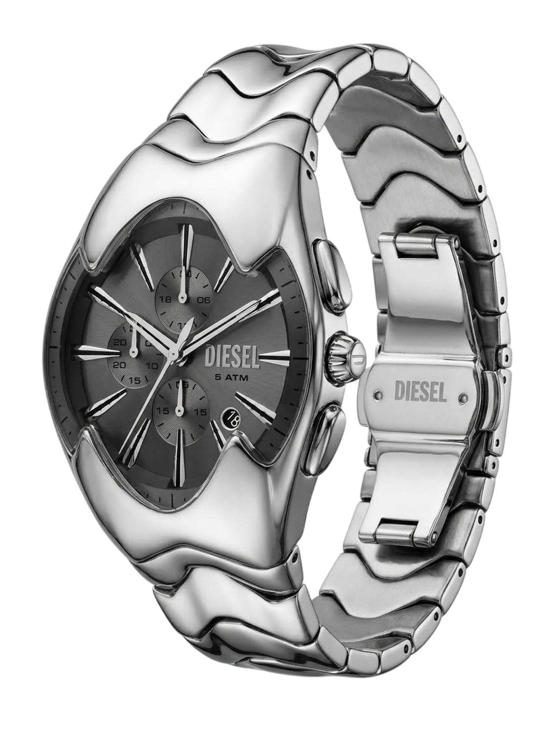 Diesel Mercurial DZ4683 Chronograph Herrenuhr Silber