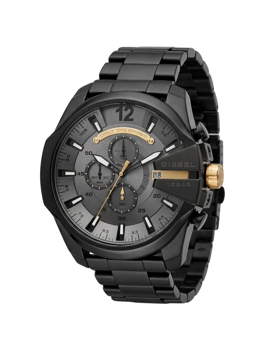 Diesel Mega Chief DZ4479 Chronograph Herrenuhr Schwarz