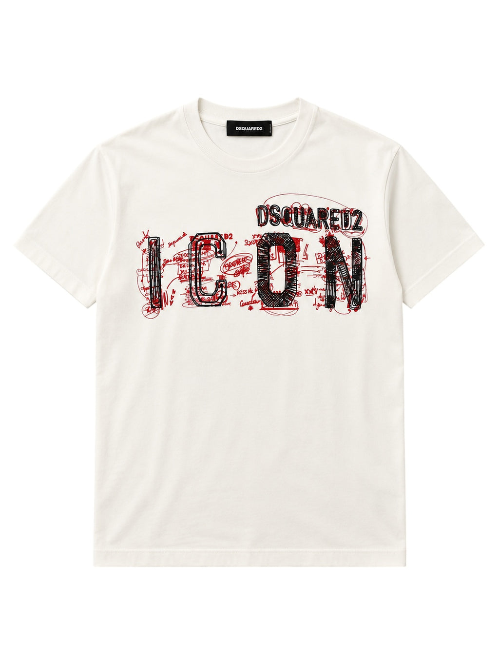 Dsquared2 ICON Scribble Cool Fit T-Shirt Herren