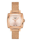 Tissot Lovely Square Damenuhr Roségold Diamanten T058.109.33.456.00