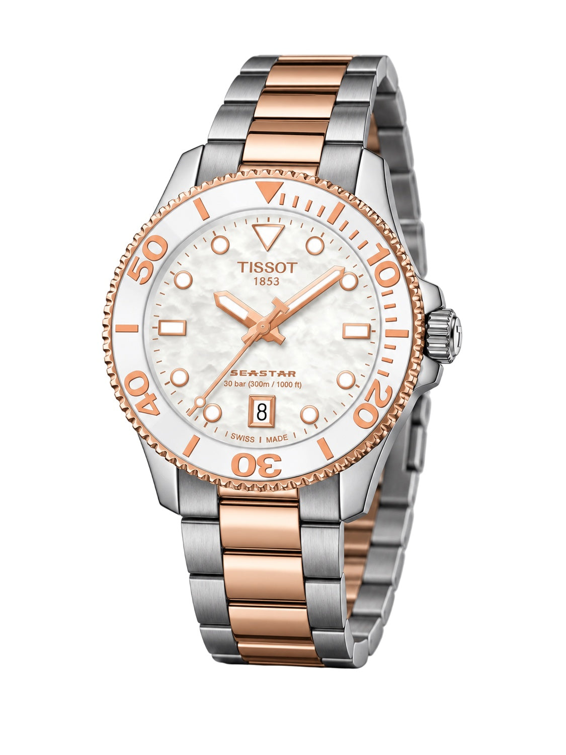 Tissot Seastar 1000 36mm Perlmutt T120.210.22.111.00