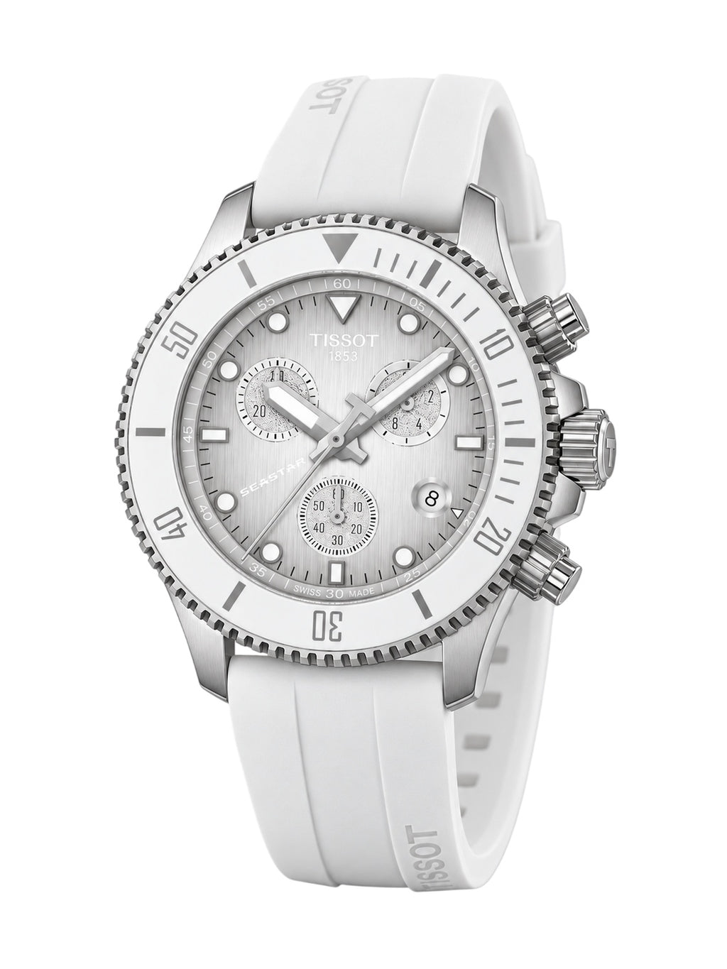 Tissot Seastar 1000 Chronograph 38mm Weiß T120.217.17.011.00