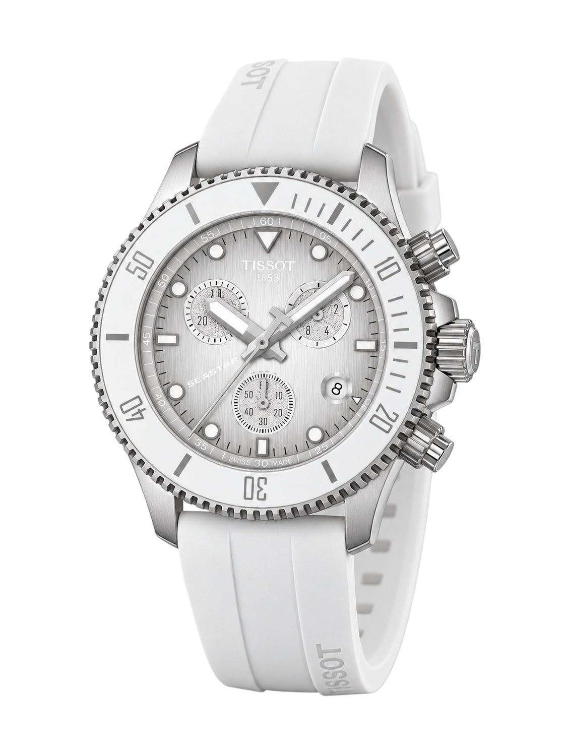 Tissot Seastar 1000 Chronograph 38mm Weiß T120.217.17.011.00