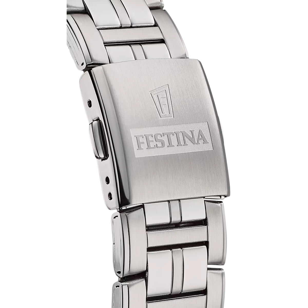 Festina F20445 Herren-Multifunktionsuhr Blau-Silber Edelstahl