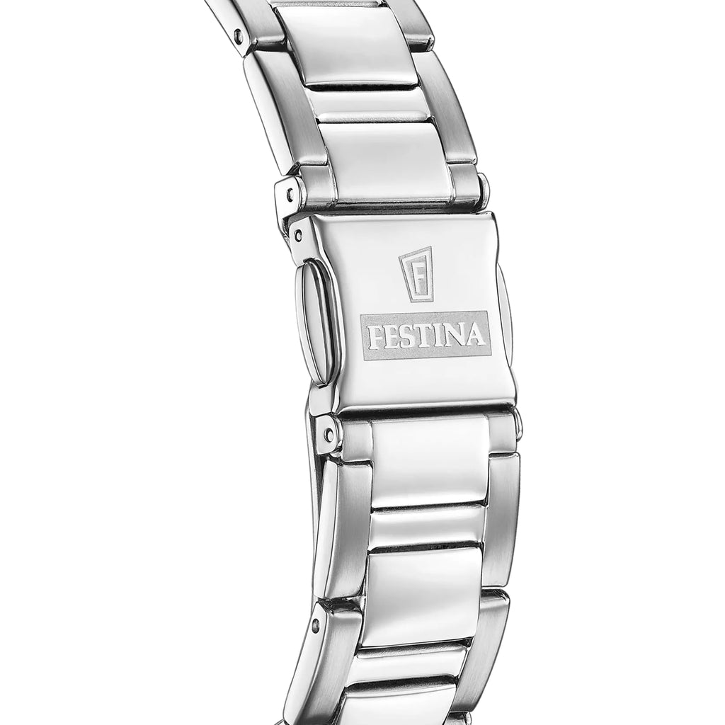Festina Boyfriend Rainbow Chronograph Damenuhr Weiß Edelstahl F20606/2