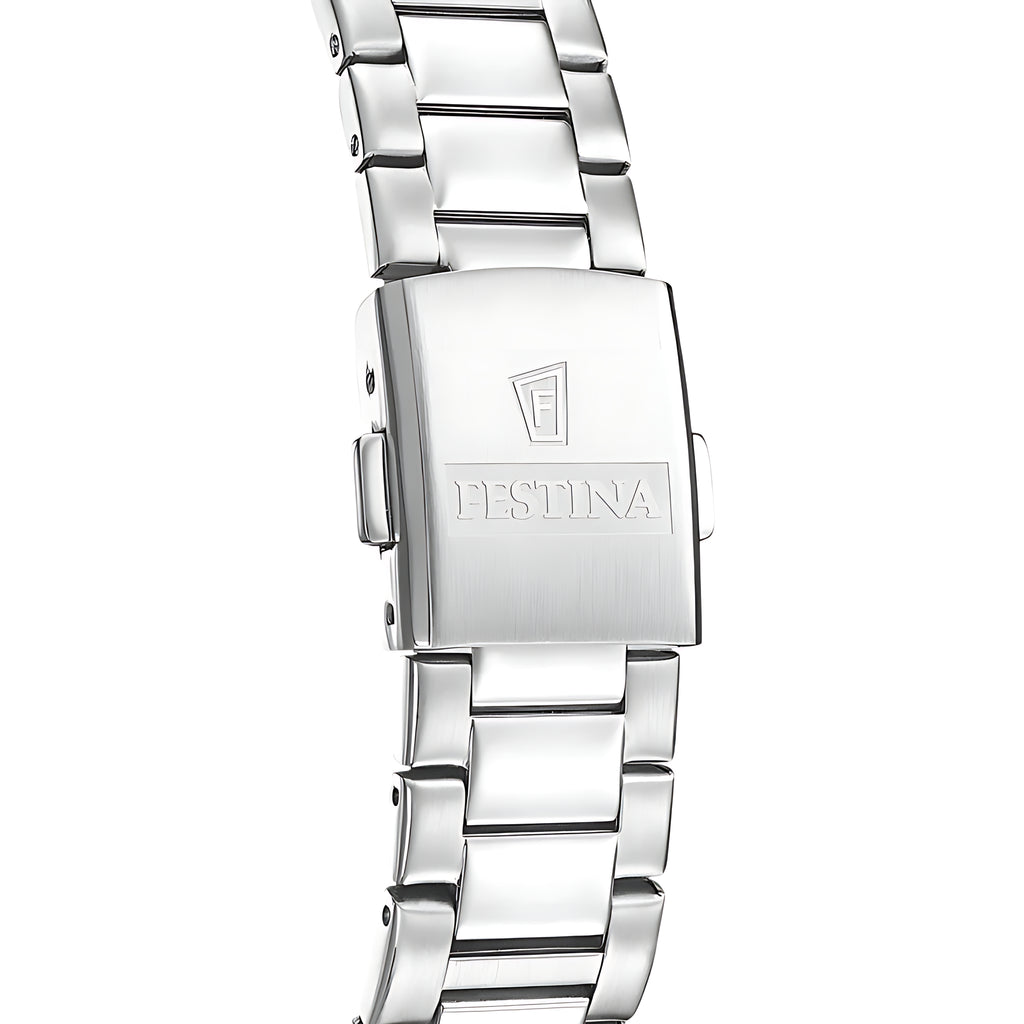 Festina Boyfriend Chronograph Damenuhr Türkis-Grün Edelstahl F20753/1