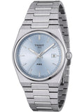Tissot PRX 35mm Quarz Hellblau Edelstahl T137.210.11.351.00