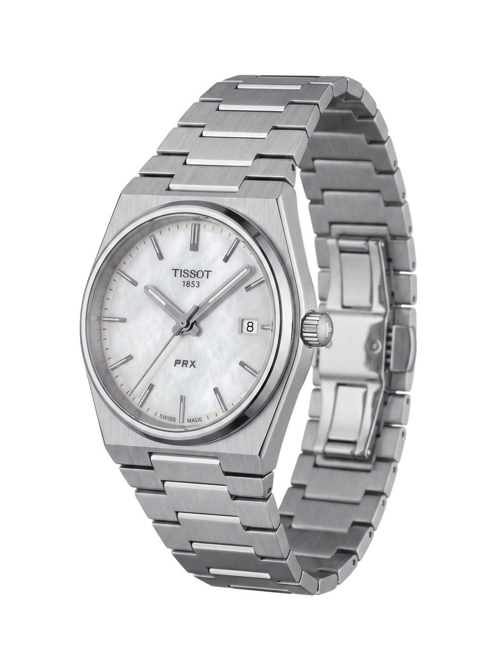 Tissot PRX 35mm Quarz Edelstahl Perlmutt T137.210.11.111.00