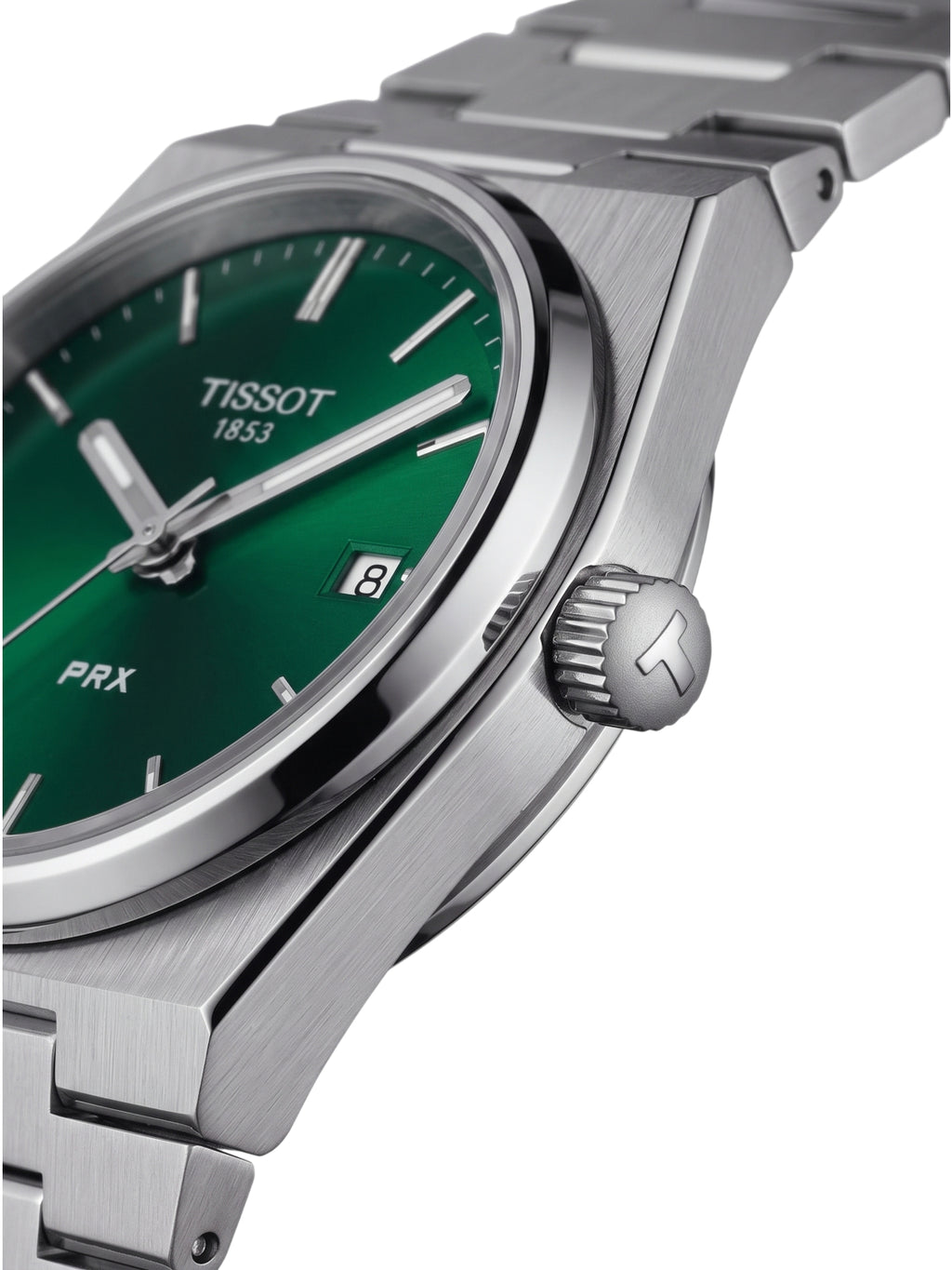 Tissot PRX 35 Quarzuhr Grün Edelstahl T137.210.11.081.00