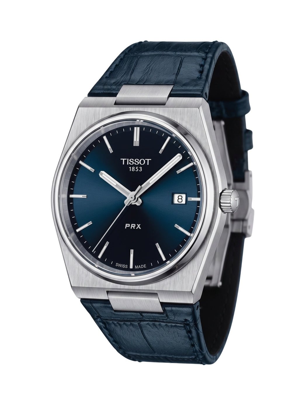 Tissot PRX 40mm Quarz Leder Blau T137.410.16.041.00