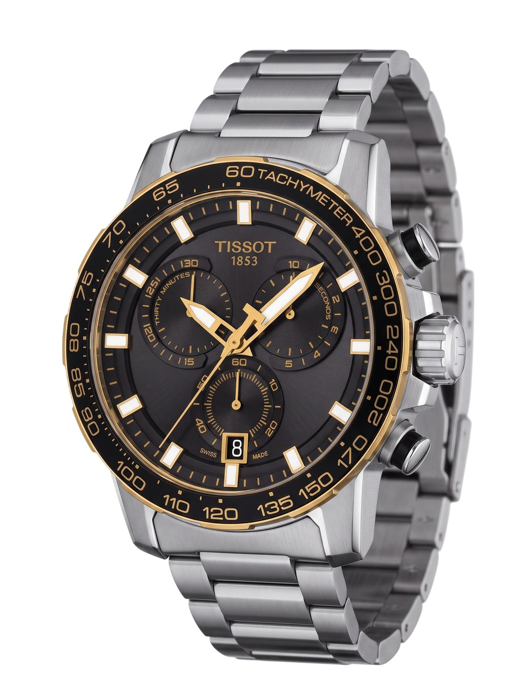 Tissot Herrenuhr Supersport Chrono Schwarz Edelstahl T125.617.21.051.00