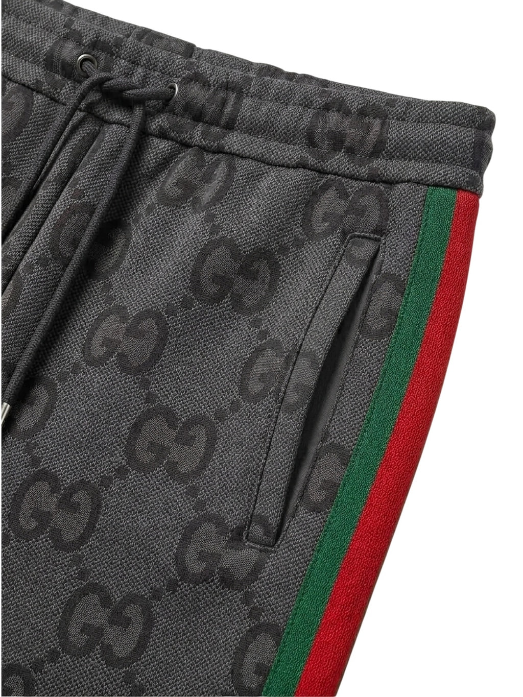 Gucci Jumbo GG Jogginghose mit Web Herren Grau
