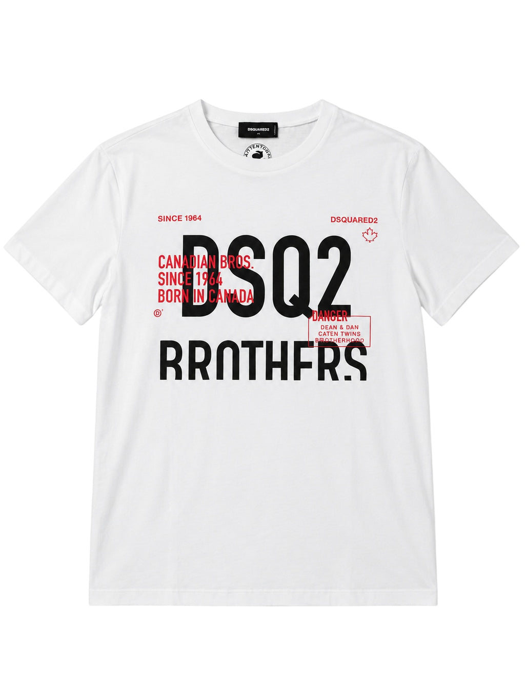 Dsquared2 DSQ2 Bro Cool T-Shirt Weiß Herren