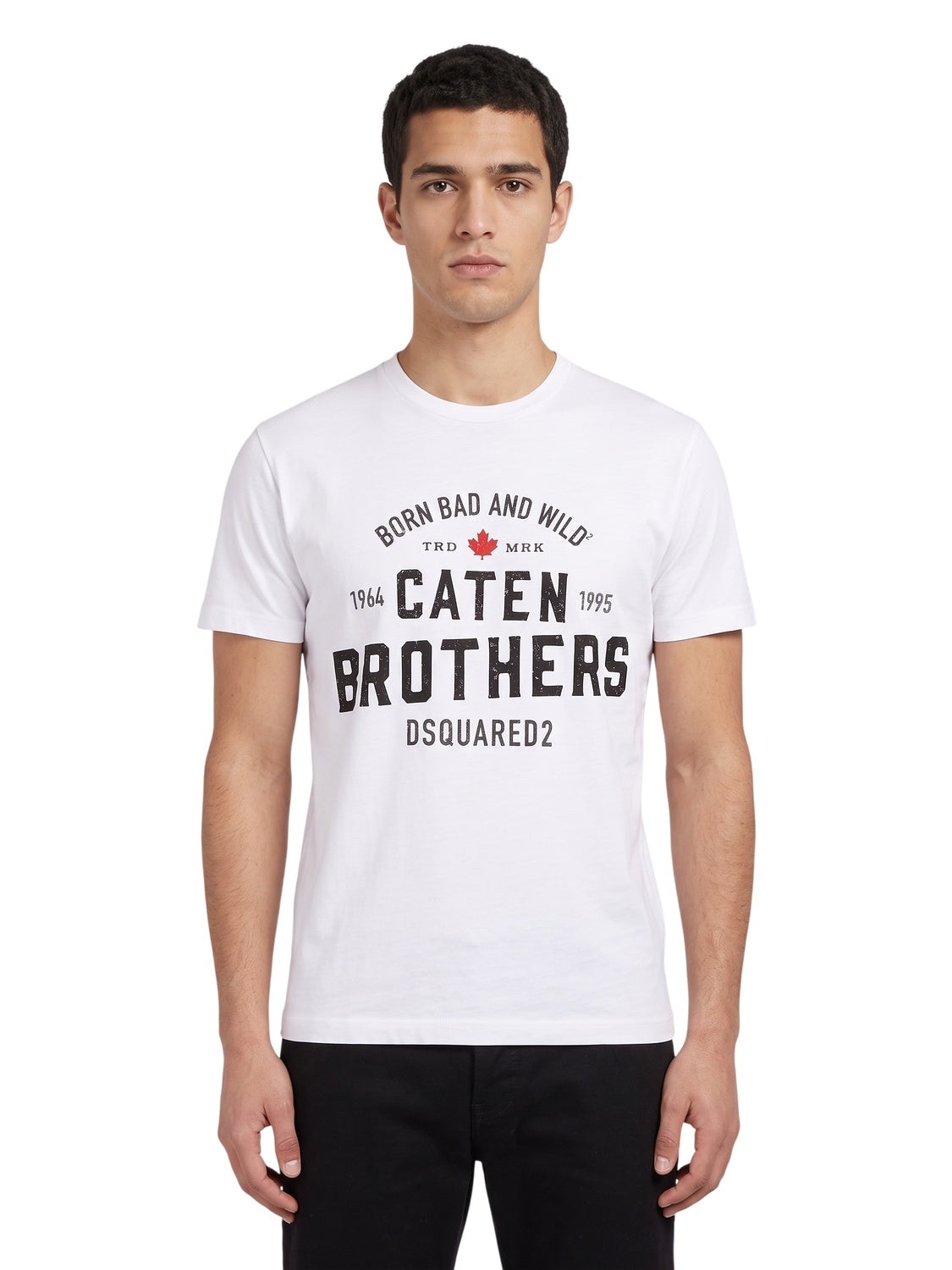 Dsquared2 Caten Brothers T-Shirt Herren Weiß