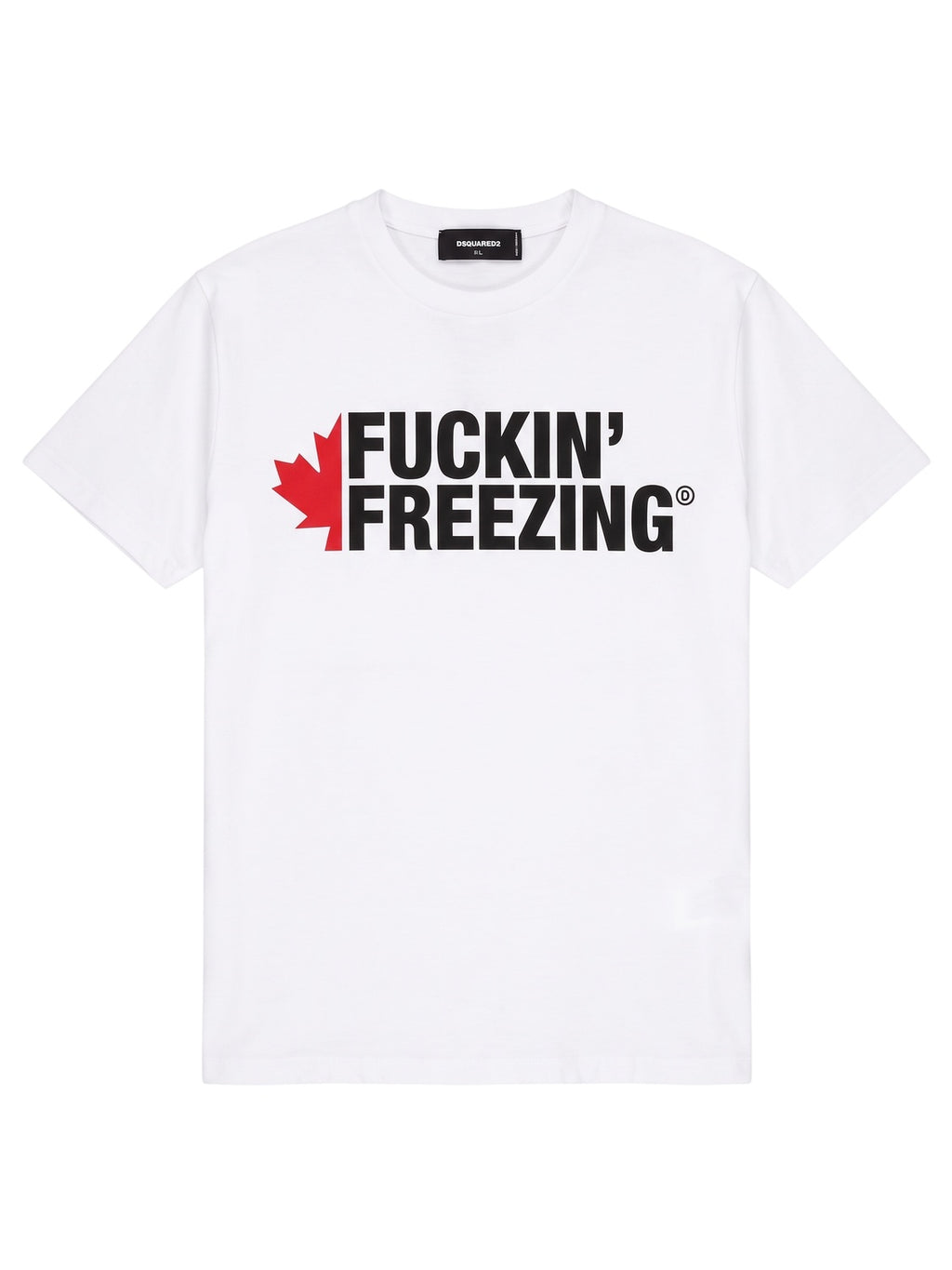 Dsquared2 Icon Fuckin' Freezing T-Shirt Weiß Herren