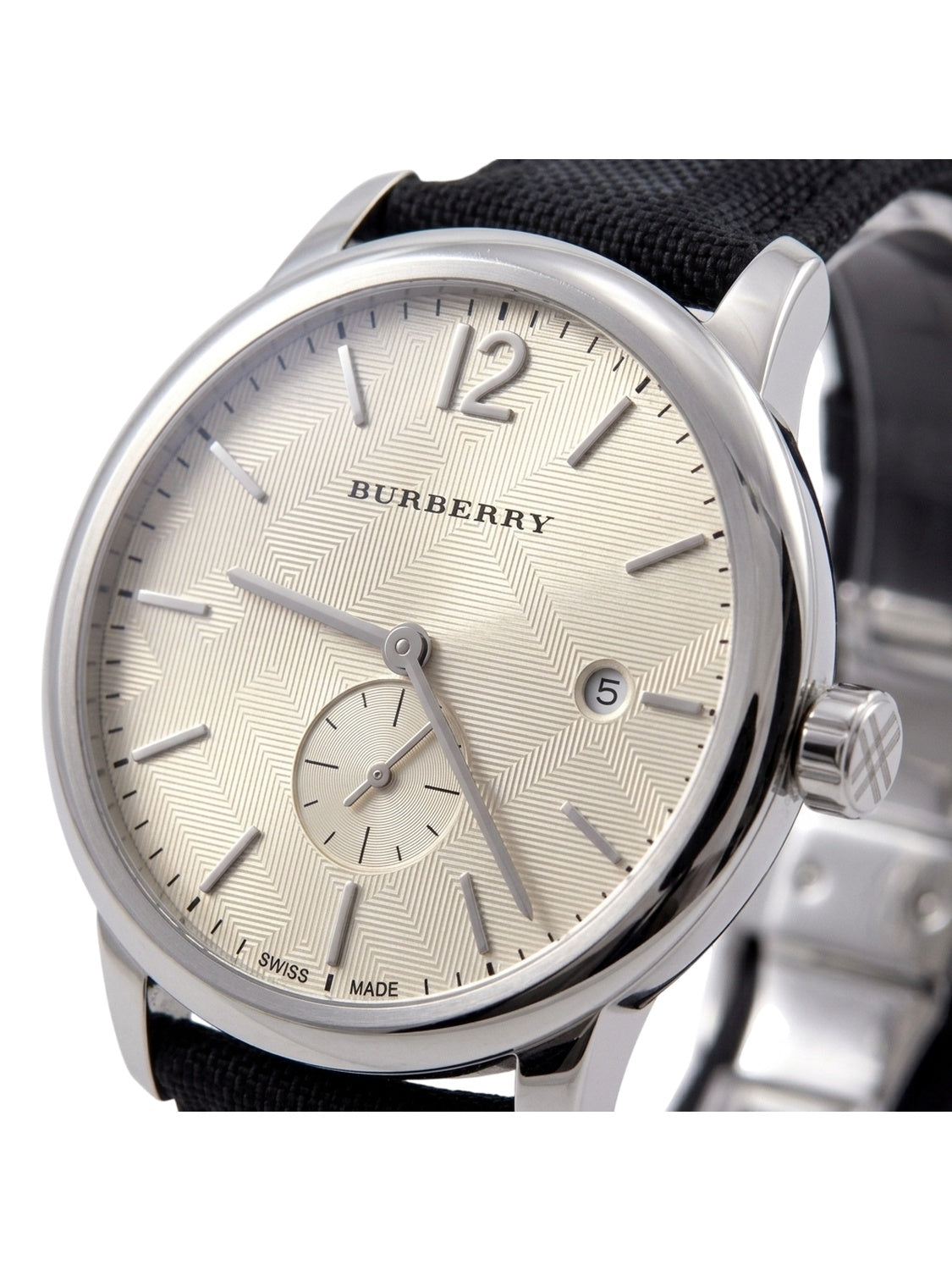 Burberry The Classic Round BU10008 Armbanduhr Beige Schwarz