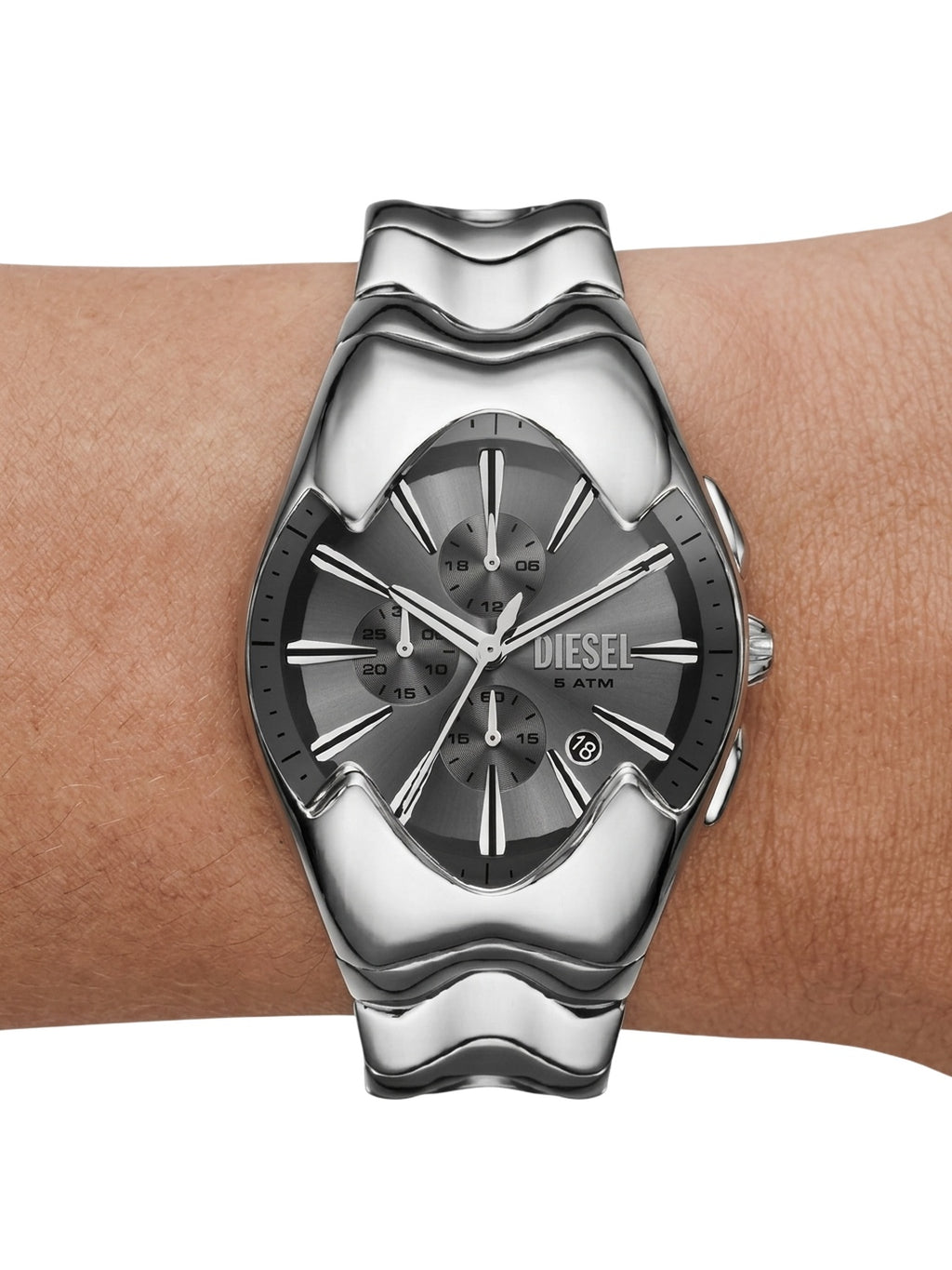 Diesel Mercurial DZ4683 Chronograph Herrenuhr Silber