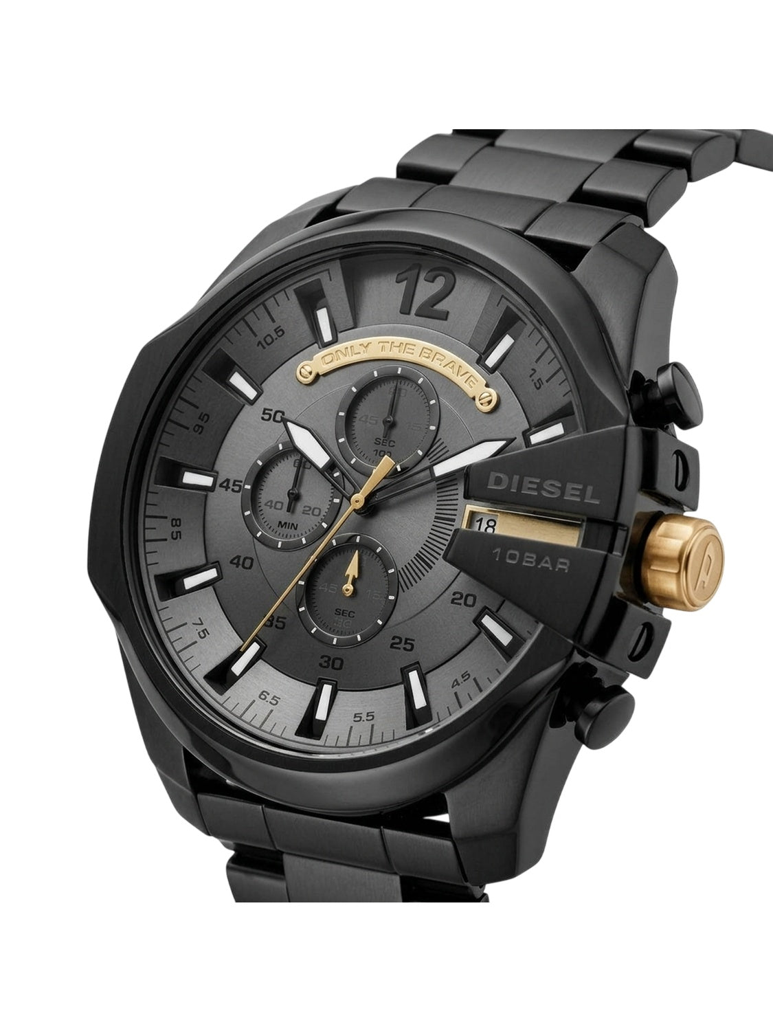 Diesel Mega Chief DZ4479 Chronograph Herrenuhr Schwarz