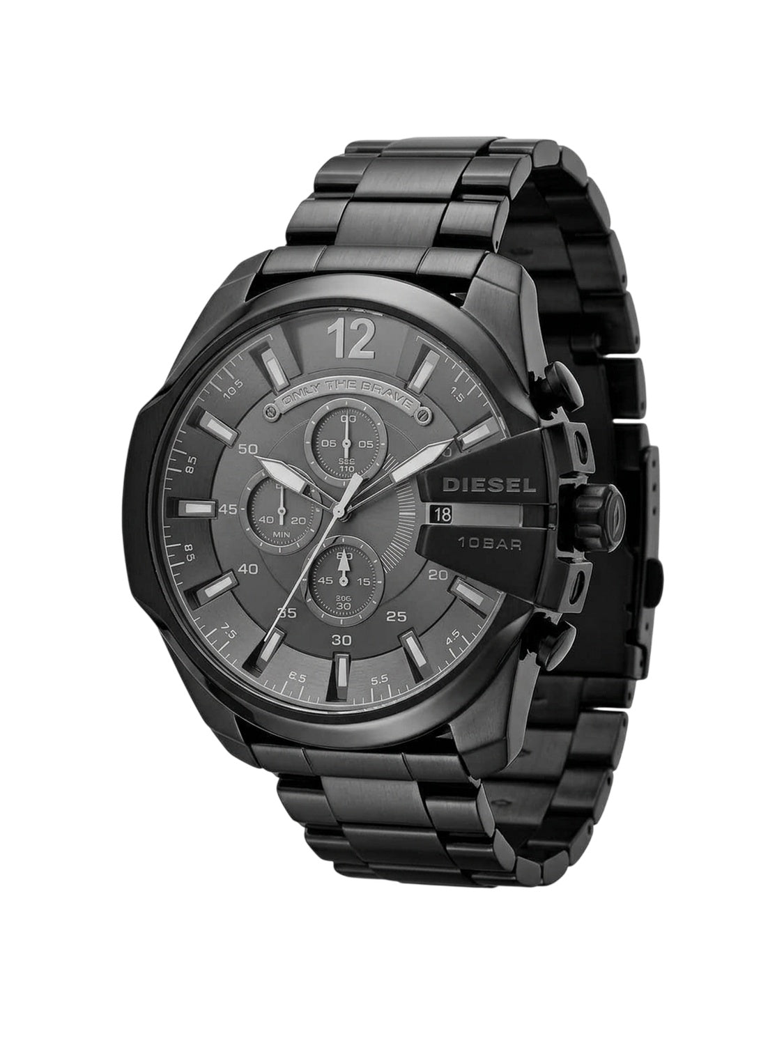 Diesel Mega Chief DZ4355 Chronograph Herrenuhr Schwarz
