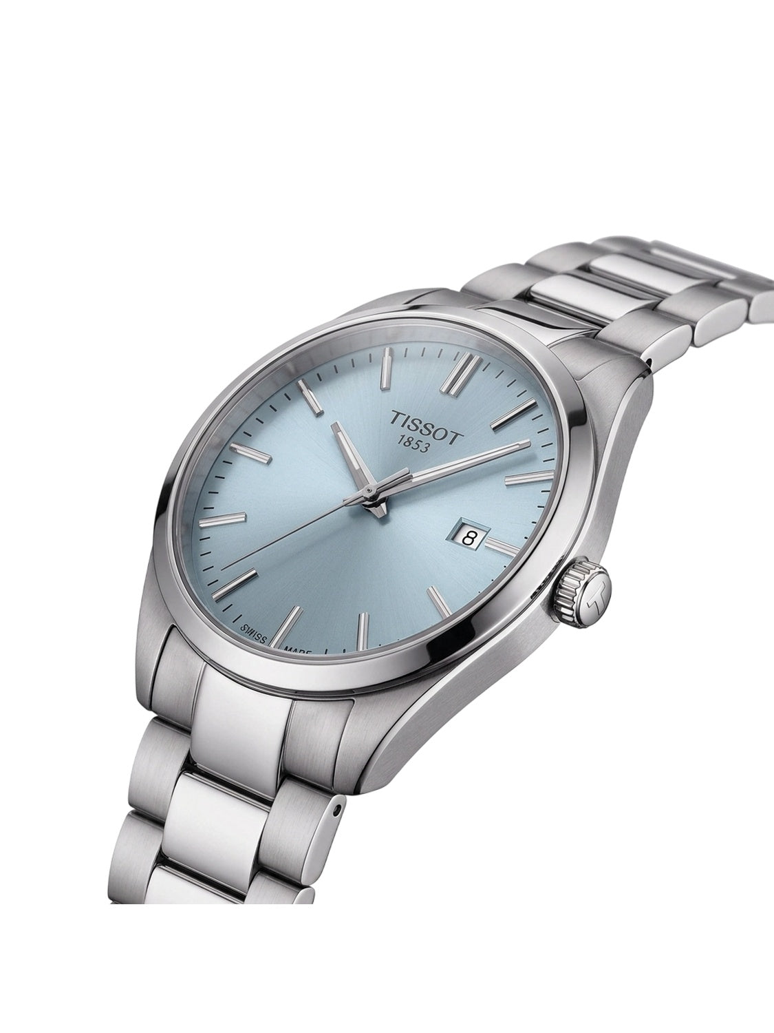 Tissot PR 100 40 mm Swiss Made Quarzuhr Eisblau T150.410.11.351.00