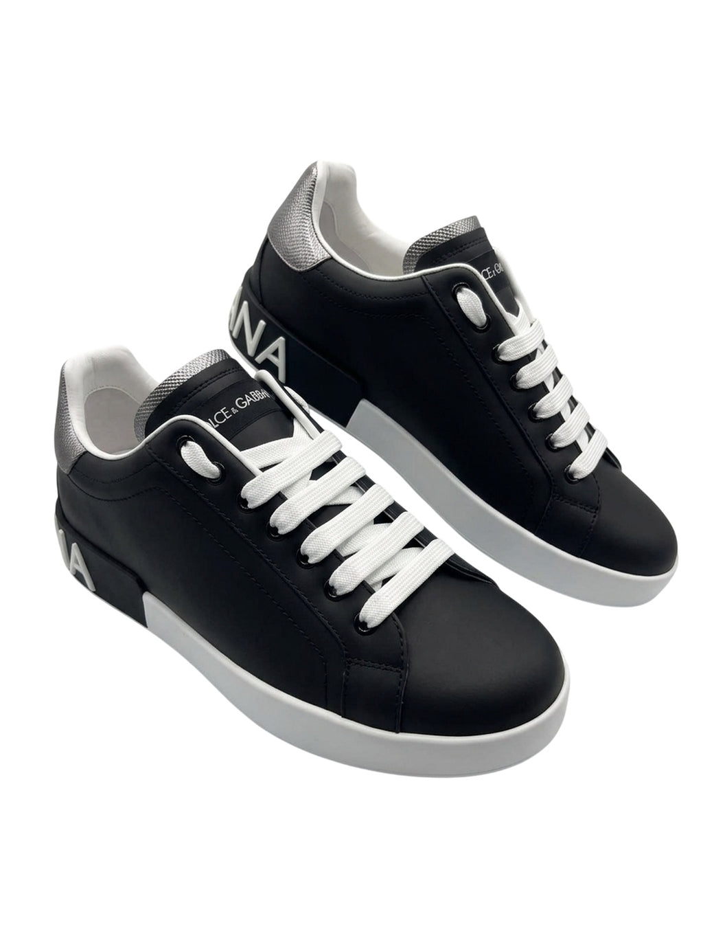 Dolce & Gabbana Portofino Sneakers Herren Schwarz