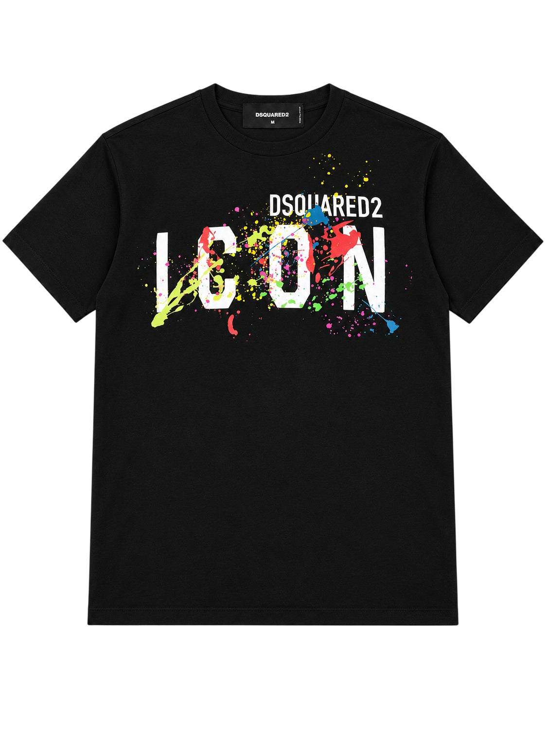 Dsquared2 ICON Splash Cool T-Shirt Herren Schwarz