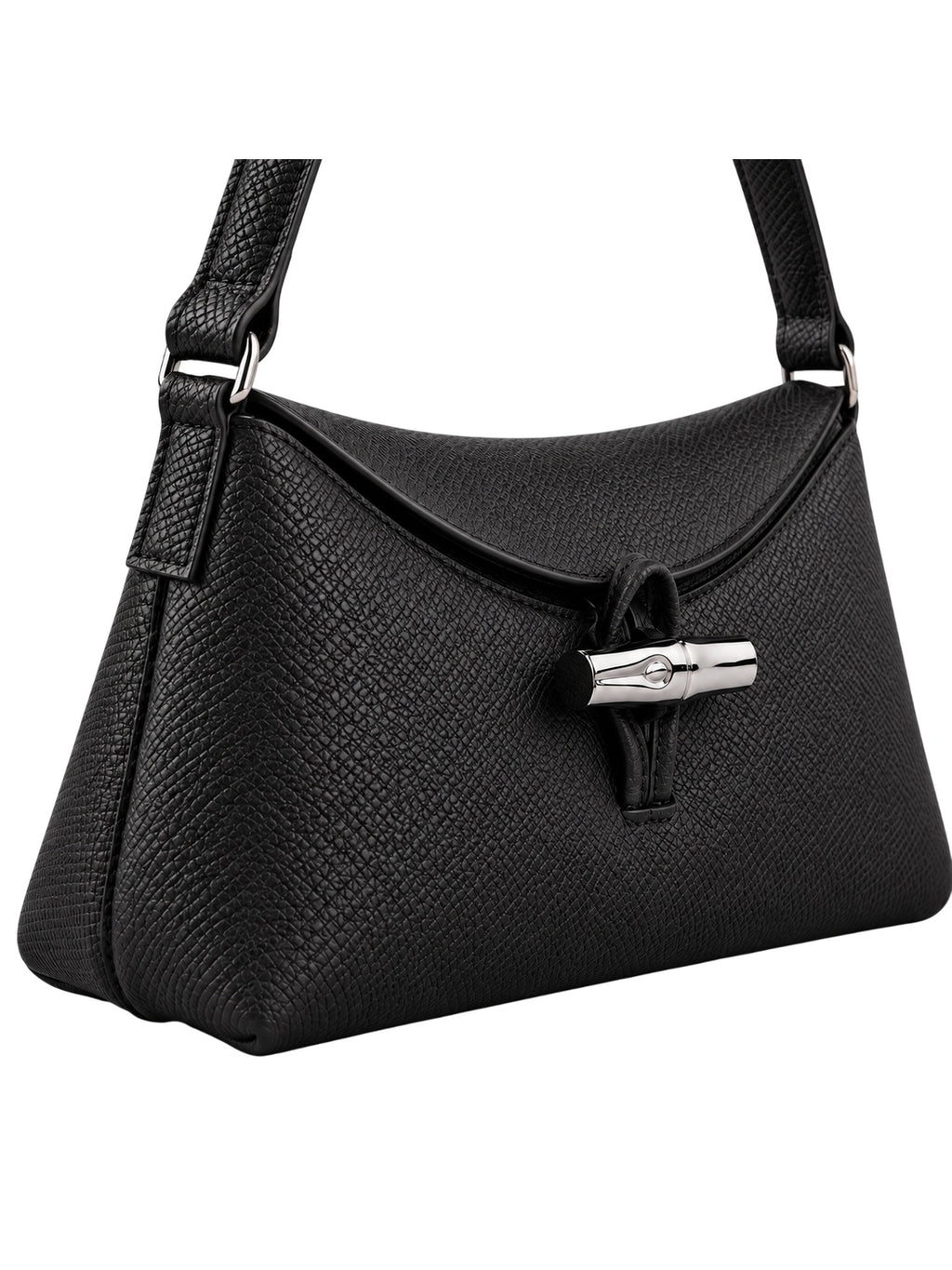 Longchamp Le Roseau Hobo Bag S Damen Schwarz