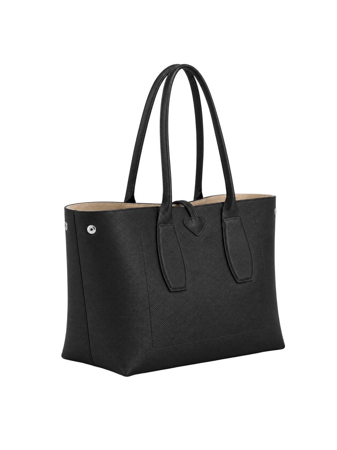 Longchamp Le Roseau L Tote Bag Damen Schwarz