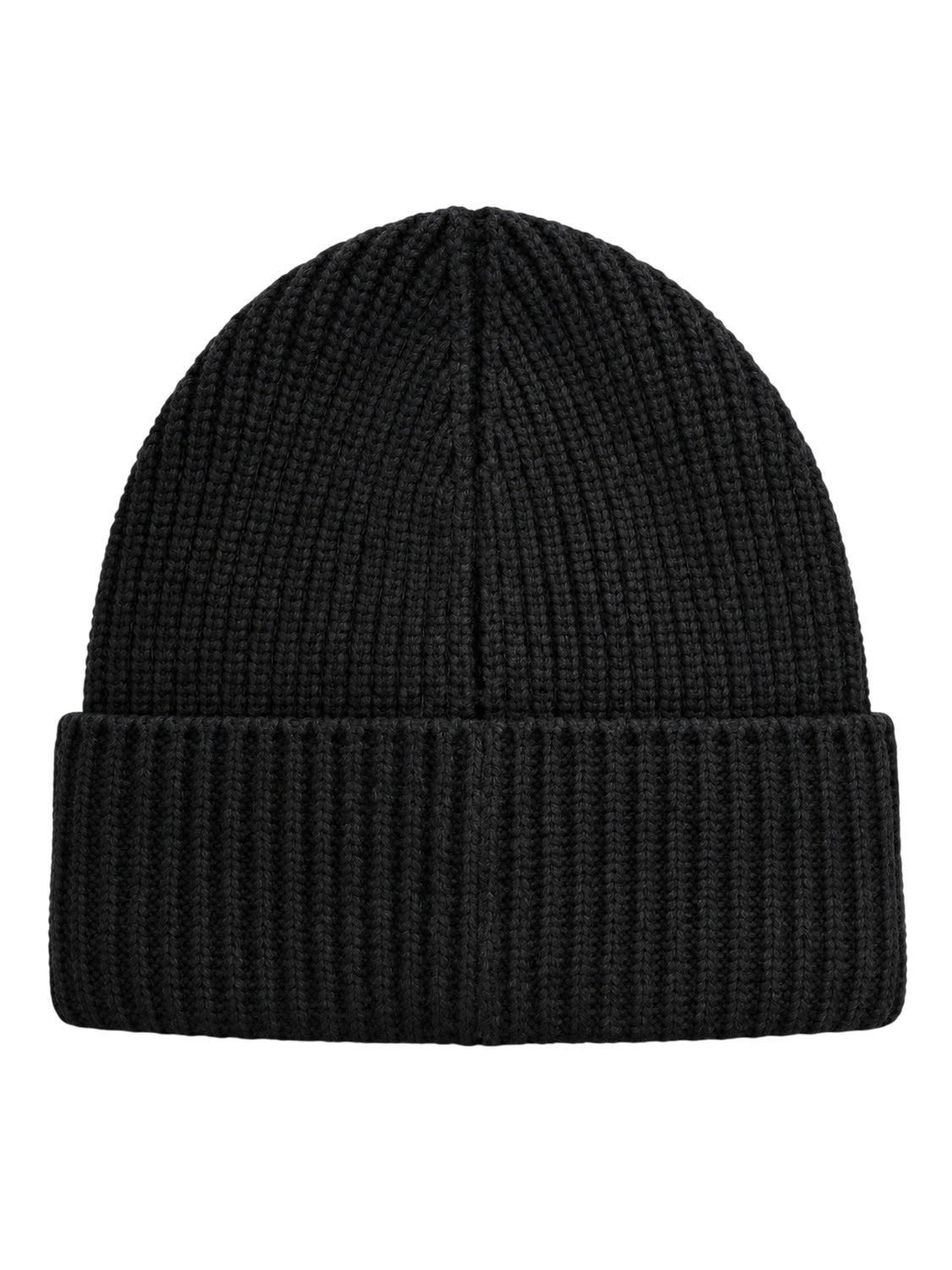 Moncler Mütze aus Wolle Schwarz mit Logo