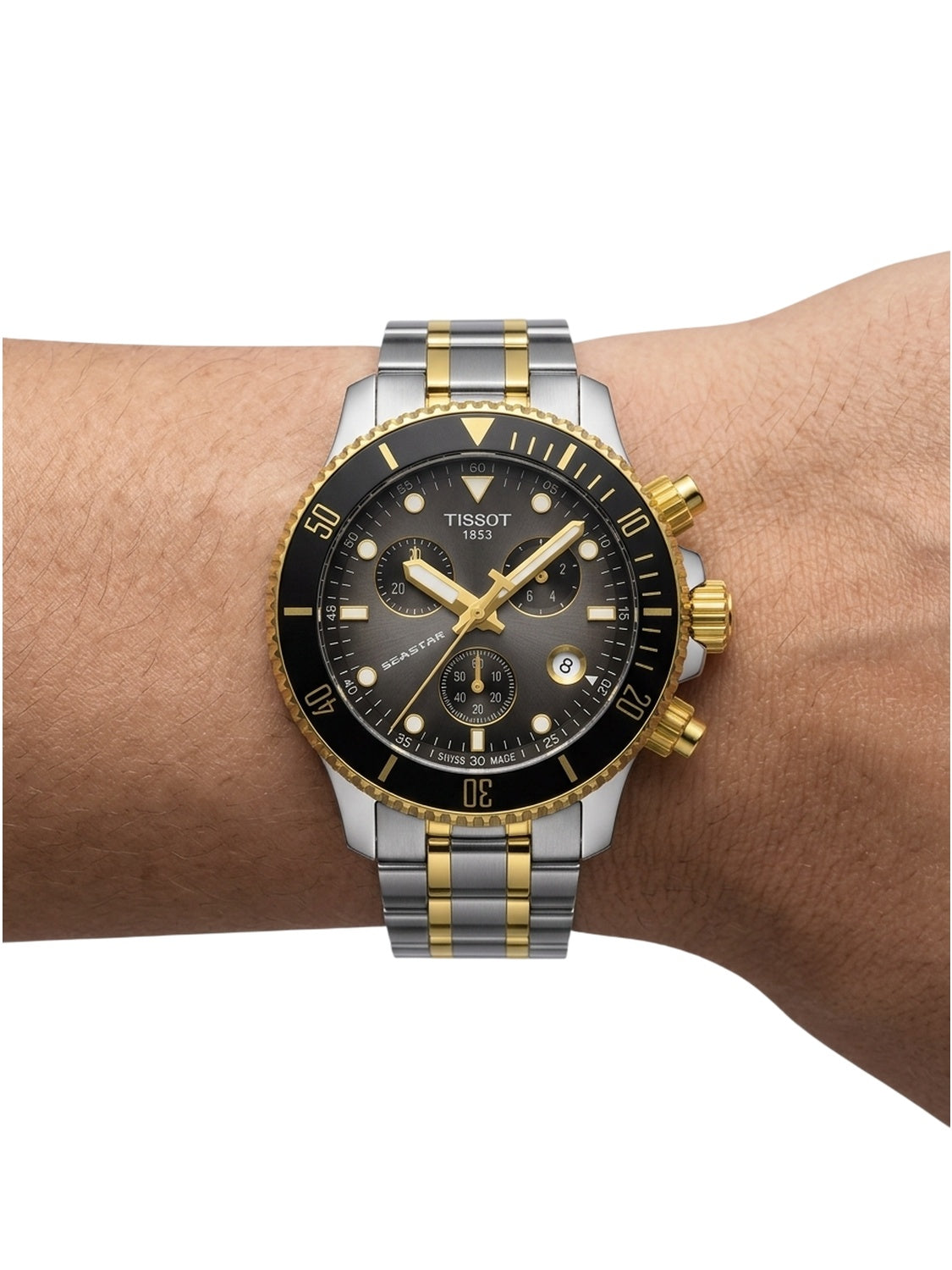 Tissot Seastar 1000 Chronograph 38mm Bicolor T120.217.22.061.00