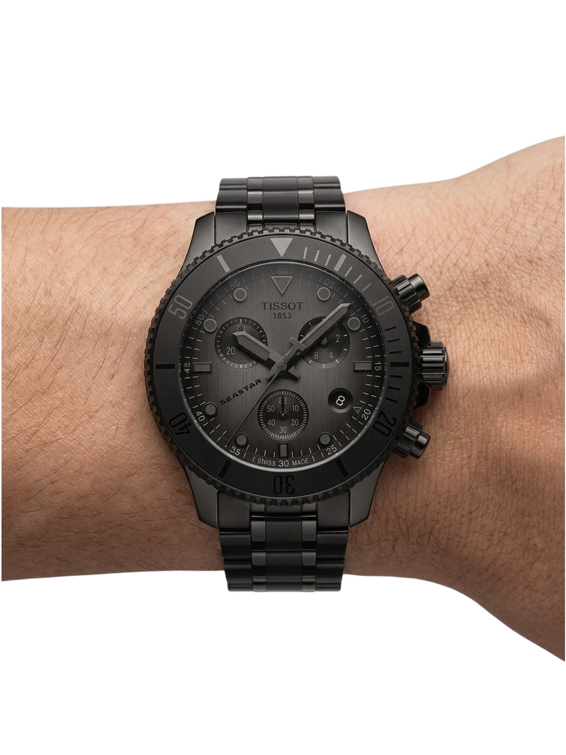 Tissot Seastar 1000 Chronograph 38mm Schwarz T120.217.33.061.00