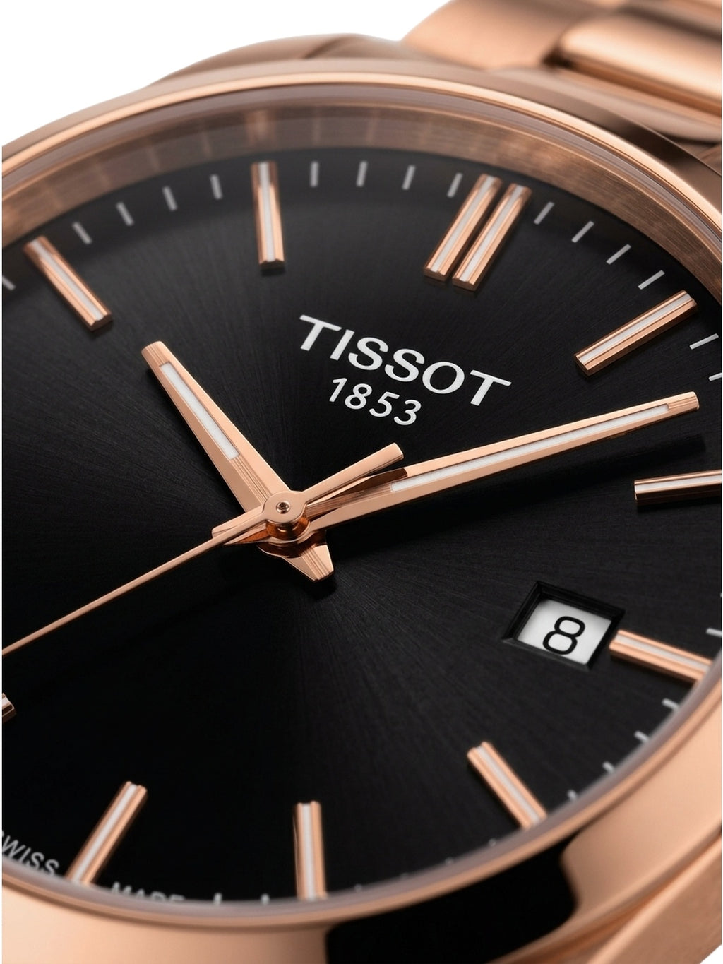 Tissot PR 100 40mm Roségold Schwarz T150.410.33.051.00
