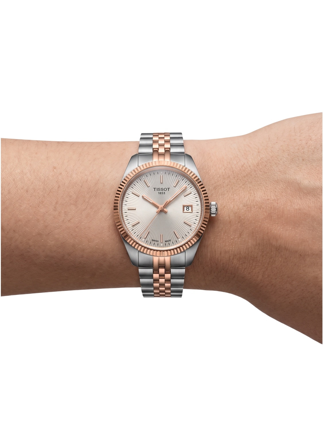 Tissot Ballade 34mm Bicolor Roségold T156.210.22.031.01