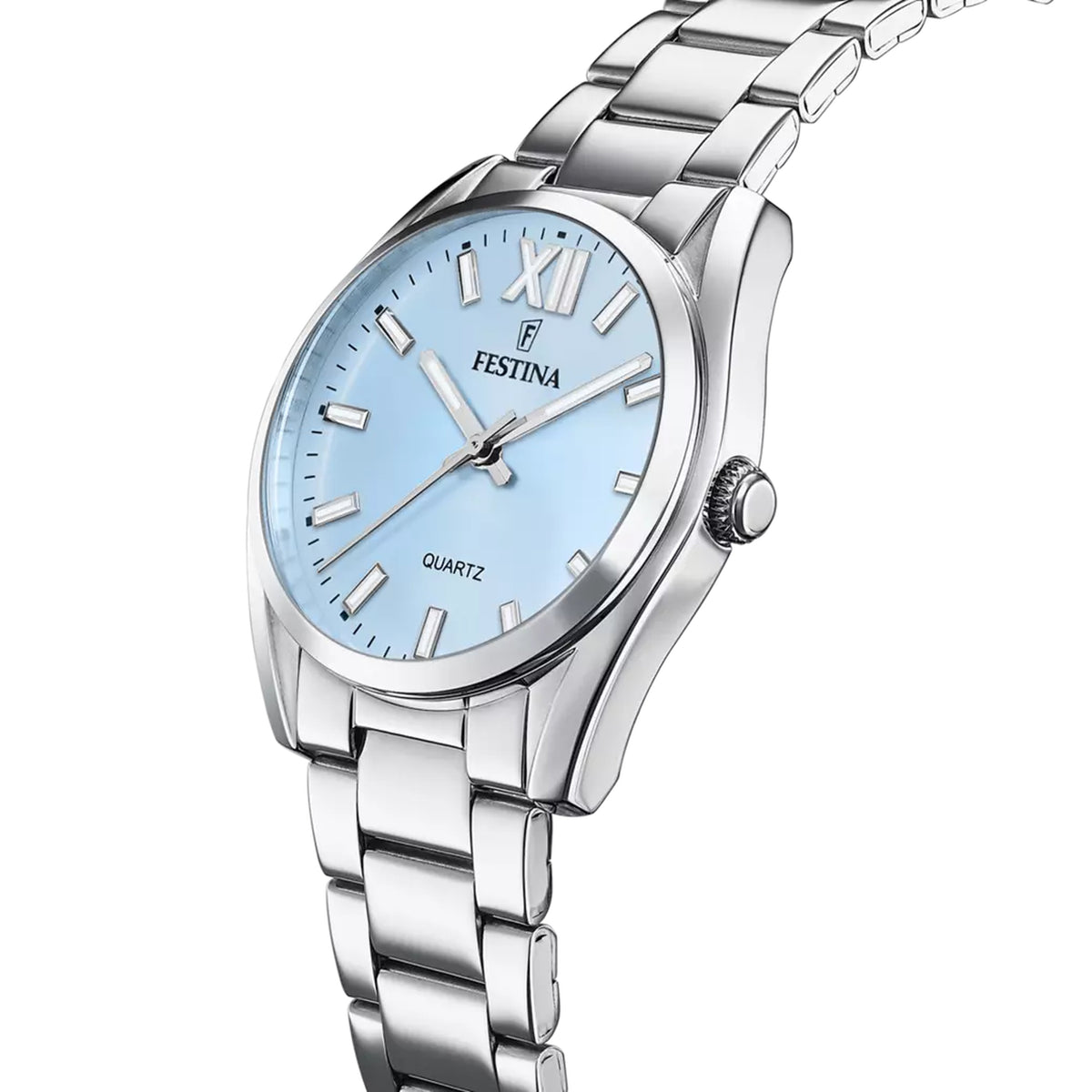 Festina Boyfriend Alegria Damenuhr Hellblau Edelstahl F20622/3