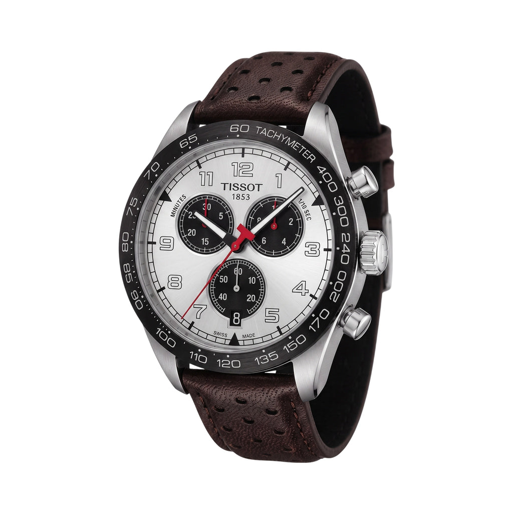 Tissot PRS 516 45mm Quarz Chronograph Leder T131.617.16.032.00