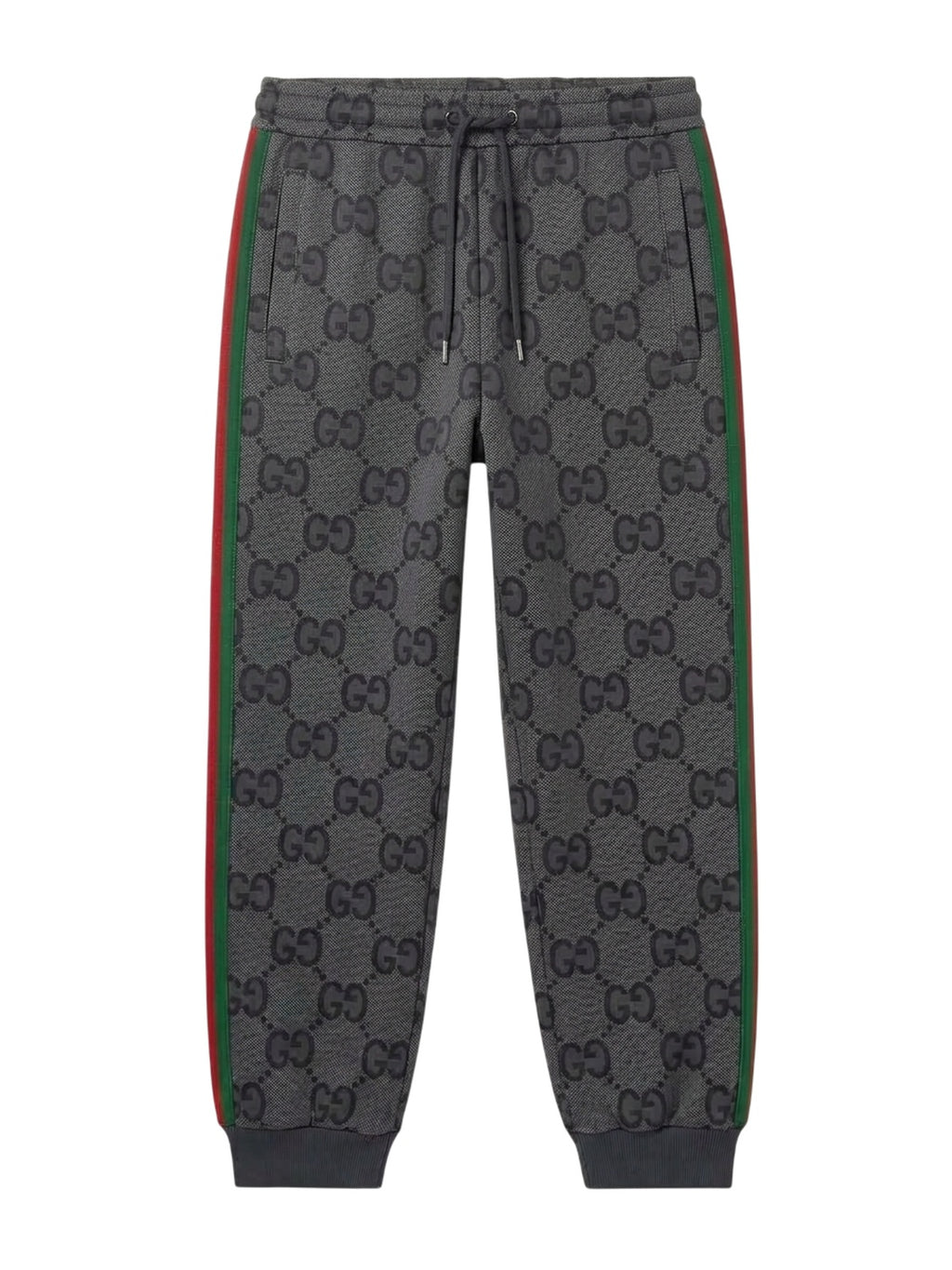 Gucci Jumbo GG Jogginghose mit Web Herren Grau
