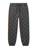 Gucci Jumbo GG Jogginghose mit Web Herren Grau