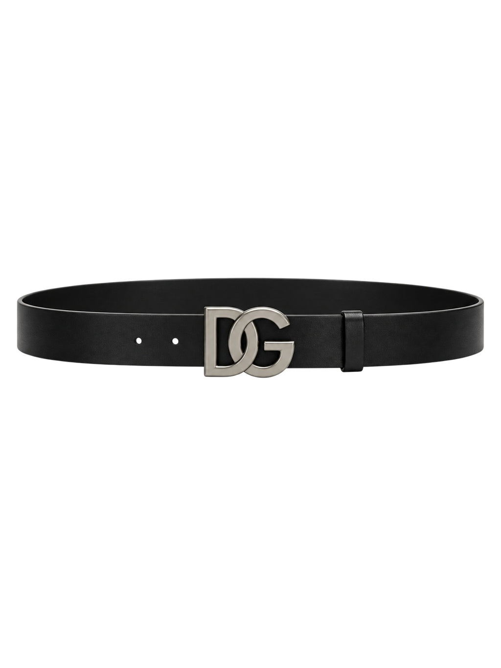 Dolce & Gabbana DG Logo Ledergürtel Herren Schwarz