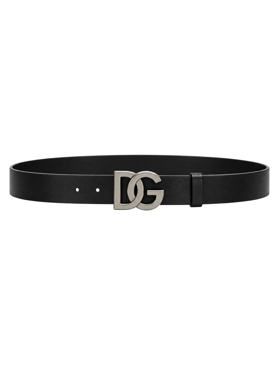 Dolce & Gabbana DG Logo Ledergürtel Herren Schwarz