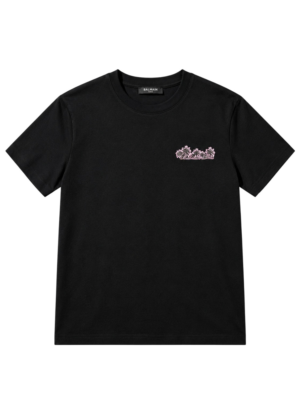 Club Balmain Signature printed T-Shirt Herren schwarz