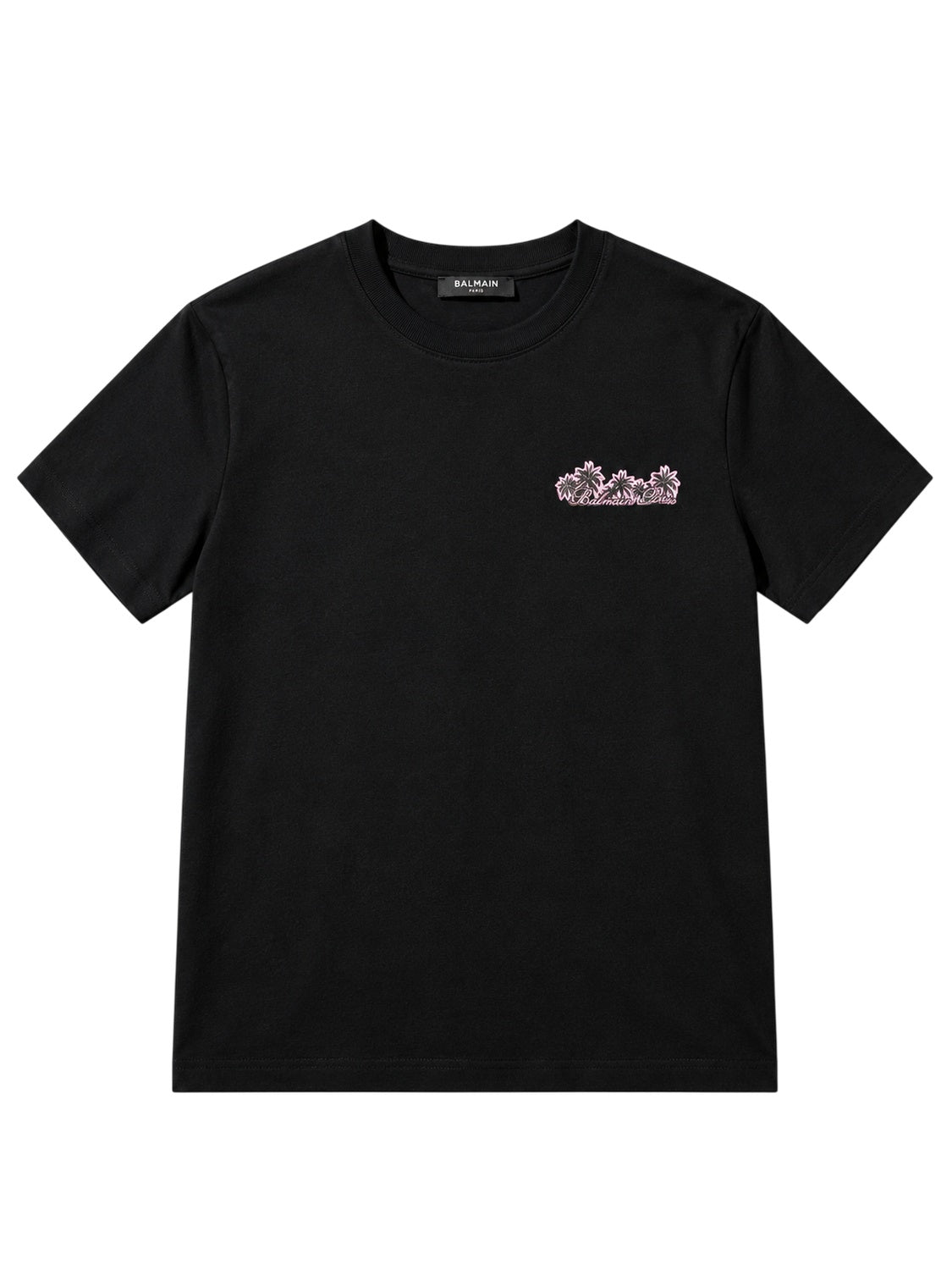 Club Balmain Signature printed T-Shirt Herren schwarz