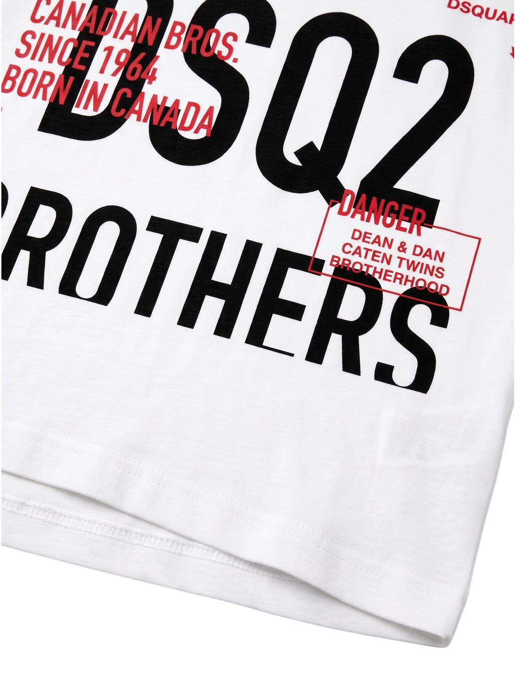 Dsquared2 DSQ2 Bro Cool T-Shirt Weiß Herren