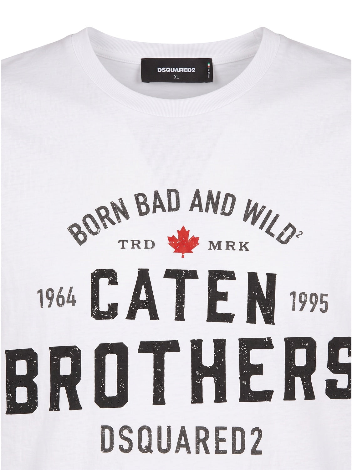 Dsquared2 Caten Brothers T-Shirt Herren Weiß