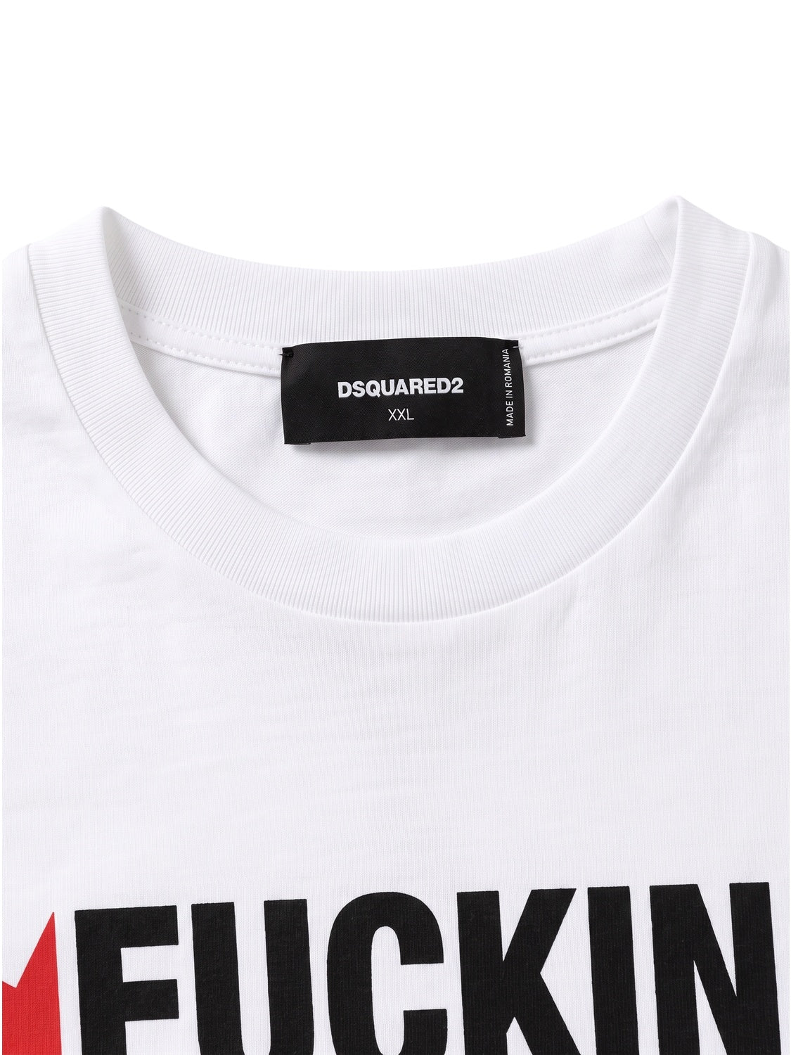 Dsquared2 Icon Fuckin' Freezing T-Shirt Weiß Herren